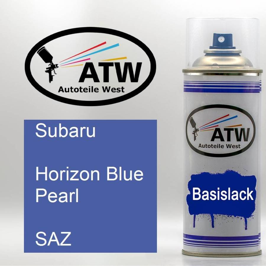 Subaru, Horizon Blue Pearl, SAZ: 400ml Sprühdose, von ATW Autoteile West.